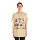 Unisex Jersey Short Sleeve Tee with Knoxville, Tennessee TN landmarks print