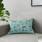 Broadcloth Pillow with Navarre Beach, FL in sky blue