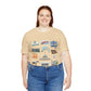 Unisex Jersey Short Sleeve Tee with Ocala, Florida FL landmarks print