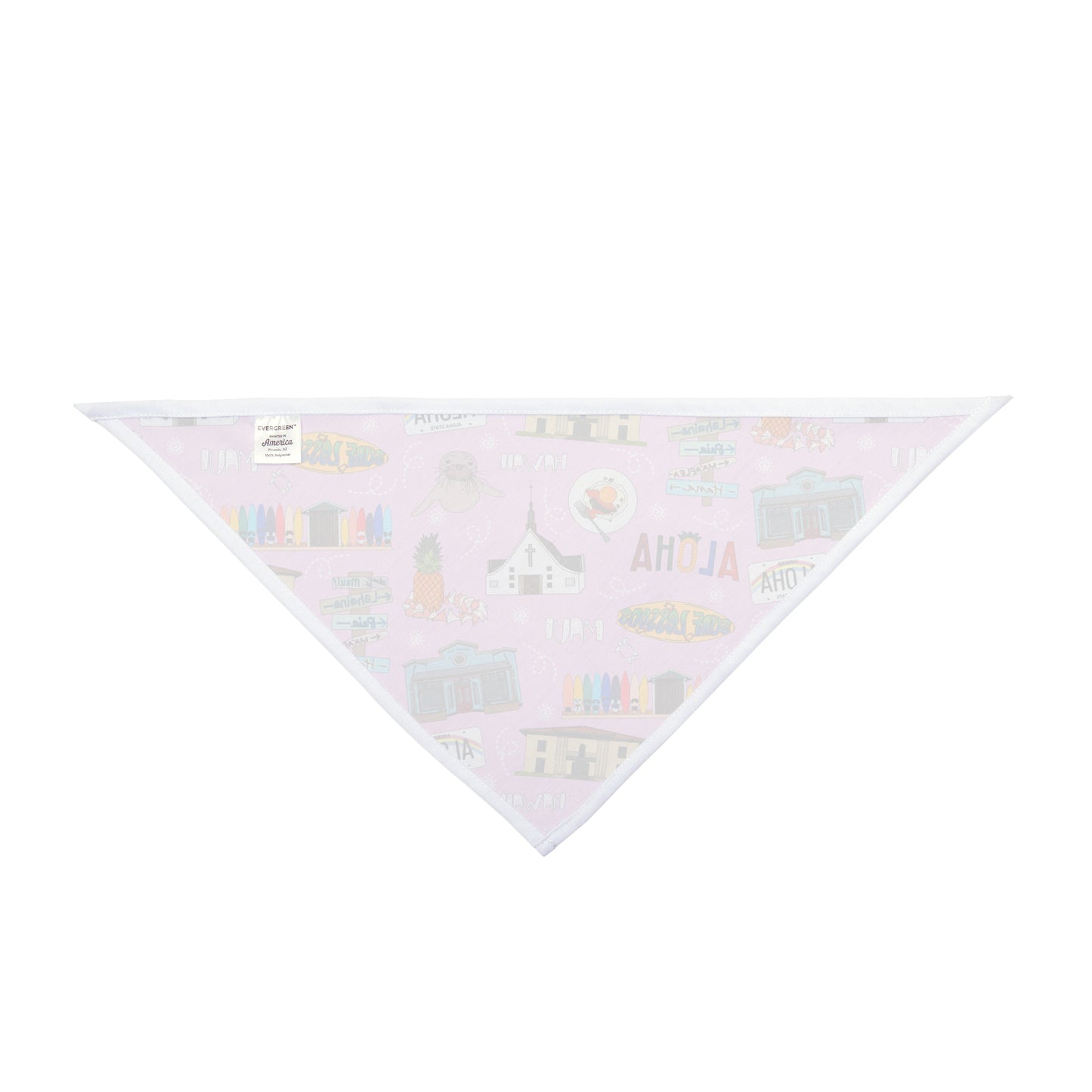 Pet Bandana with Maui, HI in pink