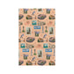 Kitchen Towel with Knoxville, Tennessee TN in peach
