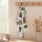 Kitchen Towel with Asheville, North Carolina NC in white
