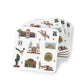 Set of 4 Ceramic Mug Coasters with Tucson, Arizona AZ