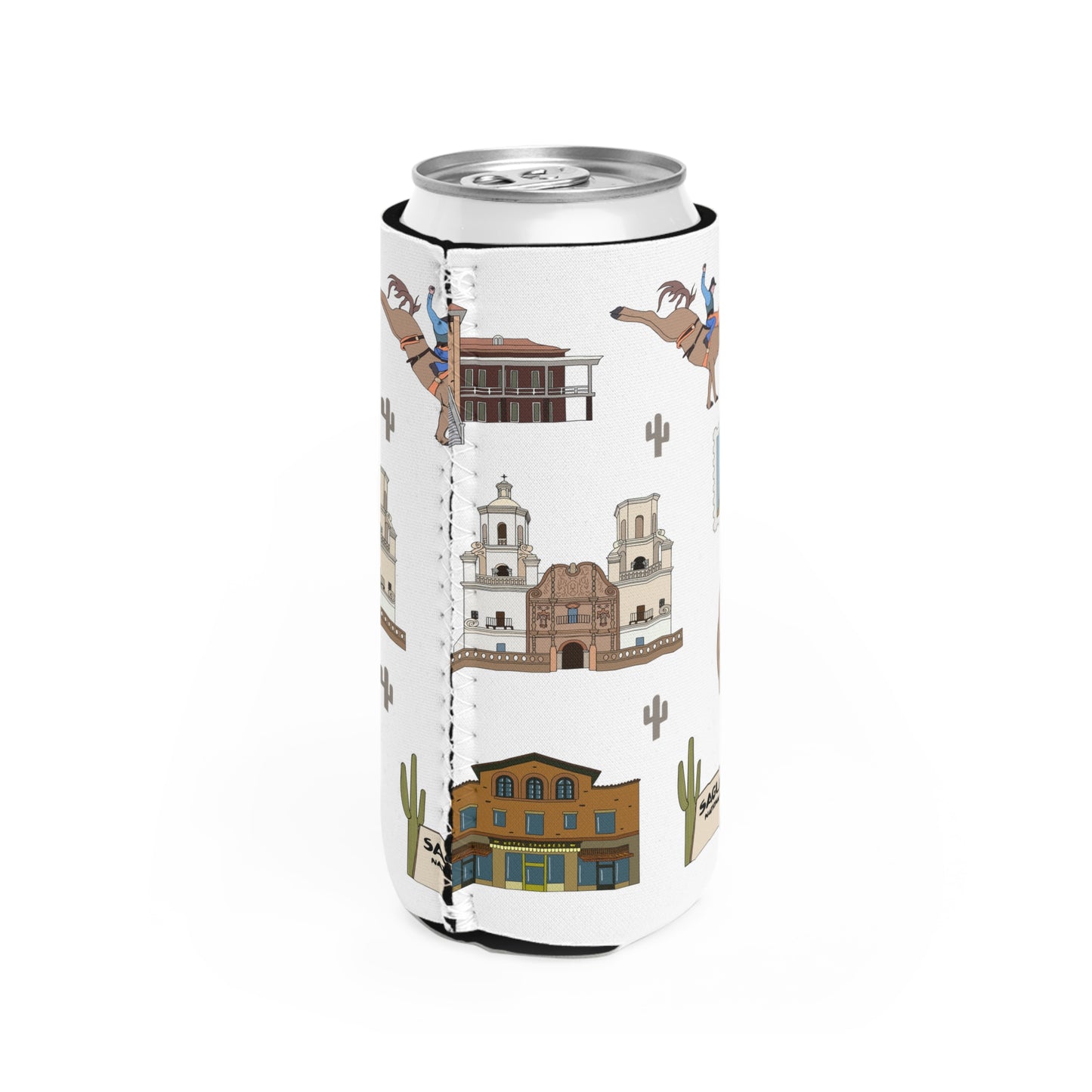 Slim Can Cooler with Tucson, Arizona AZ