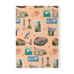 Paperback notebook with Knoxville, Tennessee TN landmarks in peach 150 lined pages