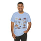 Unisex Jersey Short Sleeve Tee with South St. Paul, Mendota, Hastings, Hampton, Inver Grove Heights near the Minneapolis Minnesota MN landmarks print