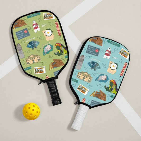 Pickleball paddle cover with Atlanta, GA