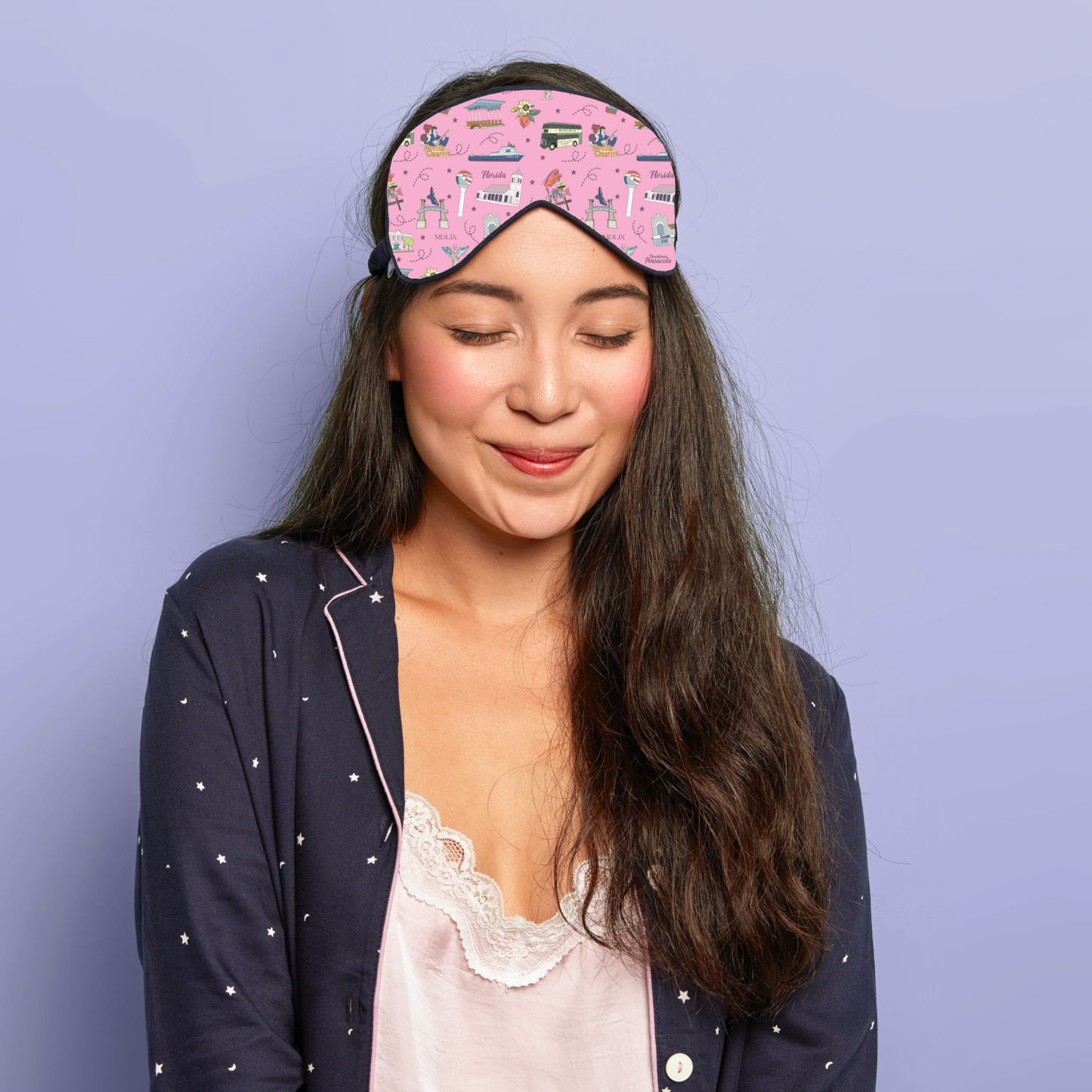 Happy Mommy sleep eye mask Pensacola pink