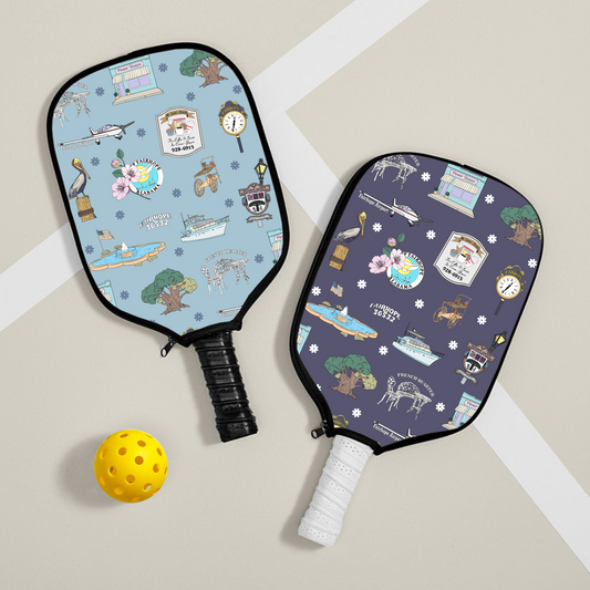 Pickleball paddle cover with Fairhope, AL