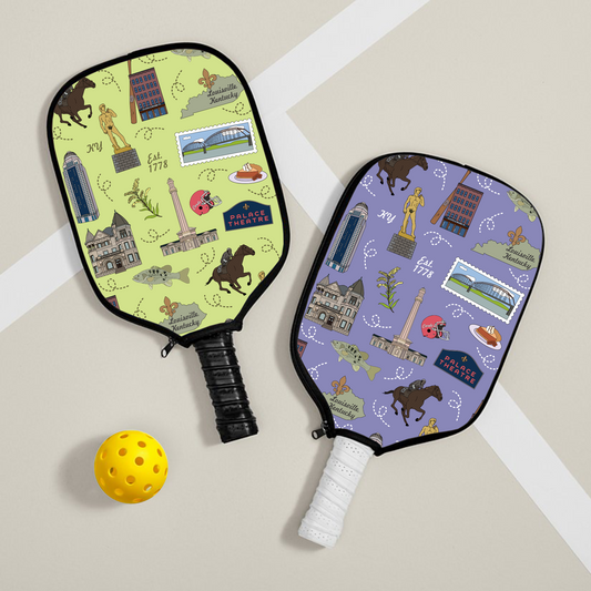 Pickleball paddle cover with Louisville, KY