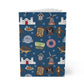 Paperback notebook 150 pages with Helen, GA in navy