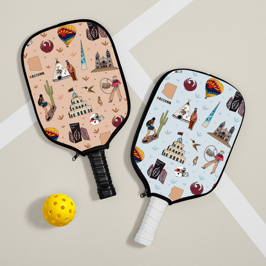 Pickleball paddle cover with Phoenix & Scottsdale, AZ