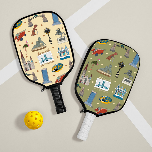 Pickleball paddle cover with Jacksonville, FL