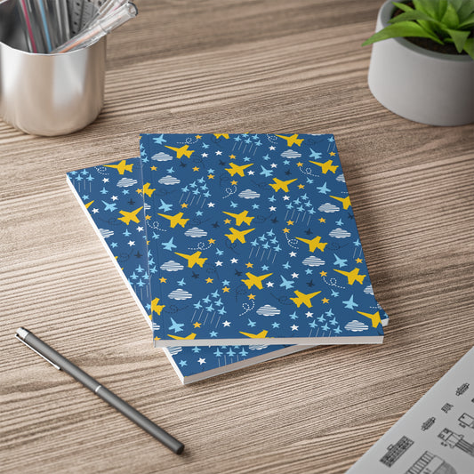 Paperback notebook with Blue Angels Navy, 150 sheets