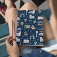 Paperback notebook with Pensacola, FL in navy