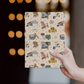 Paperback notebook with custom pattern